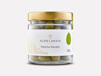 Migdały matcha 250g SLOWLANDIA