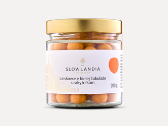 Haselnüsse in weißer Schokolade 200g SLOWLANDIA