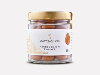 Mandeln in Vollmilchschokolade 250g SLOWLANDIA